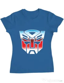 Tricou ADLER dama Transformers Albastru azuriu