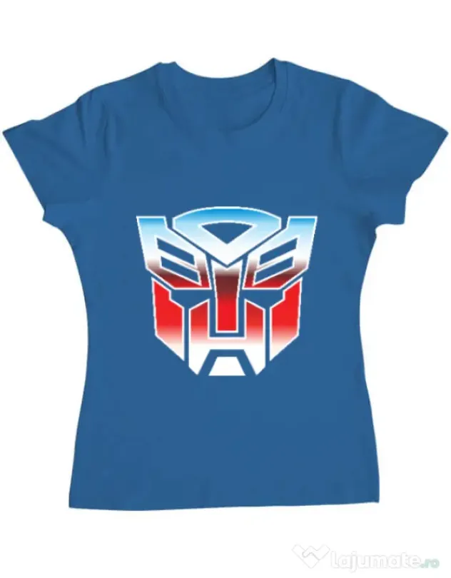 Tricou ADLER dama Transformers Albastru azuriu
