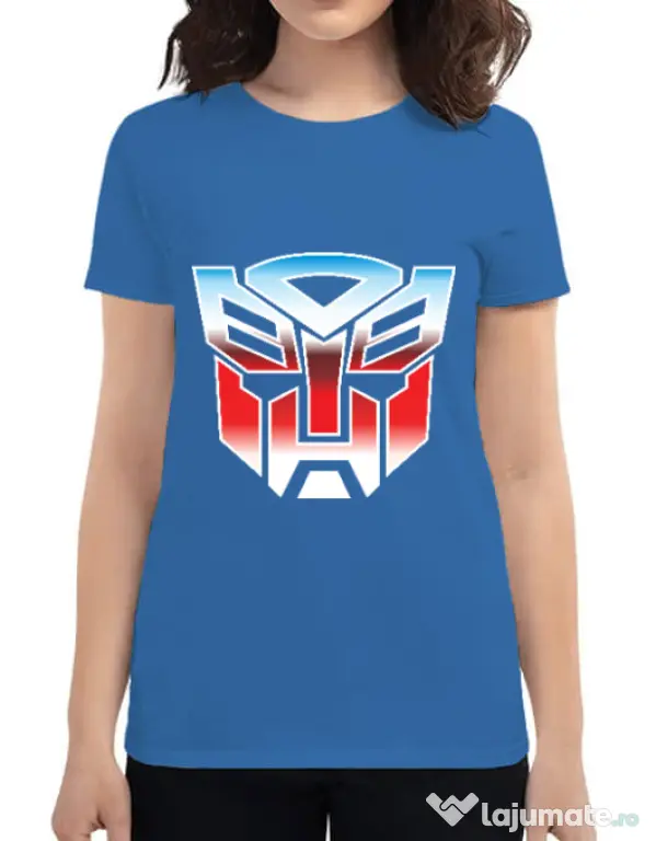 Tricou ADLER dama Transformers Albastru azuriu