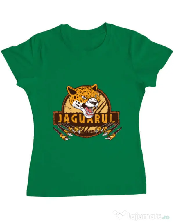 Tricou ADLER dama Jaguarul Verde mediu