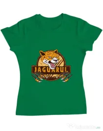Tricou ADLER dama Jaguarul Verde mediu