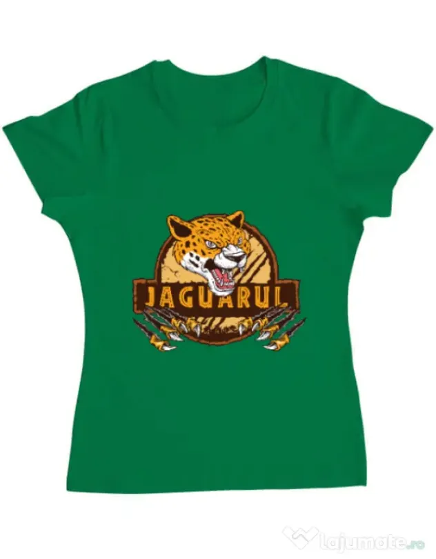 Tricou ADLER dama Jaguarul Verde mediu