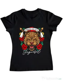 Tricou ADLER dama Strenght and focus Negru
