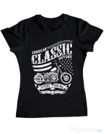 Tricou ADLER dama Steel is real Negru
