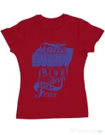 Tricou ADLER dama Take every risk Rosu