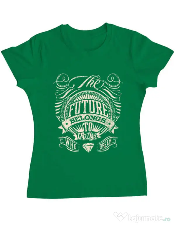 Tricou ADLER dama The future Verde mediu