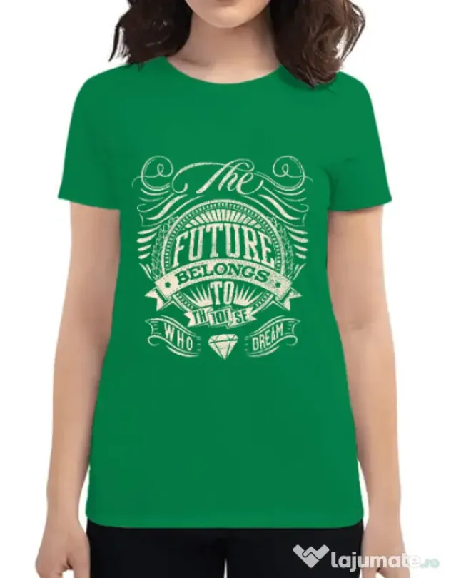 Tricou ADLER dama The future Verde mediu