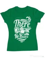 Tricou ADLER dama There are no rules Verde mediu