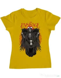 Tricou ADLER dama The passage Galben