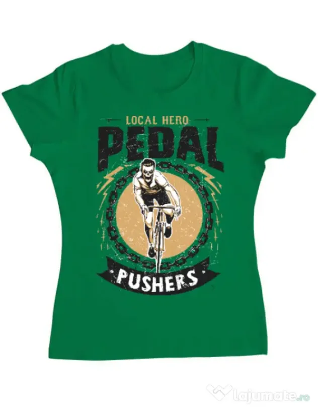 Tricou ADLER dama Pedal pushers Verde mediu