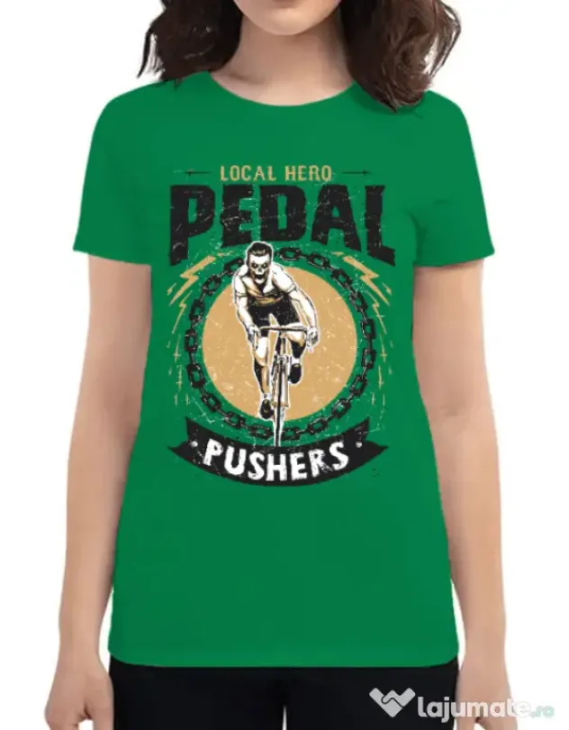 Tricou ADLER dama Pedal pushers Verde mediu