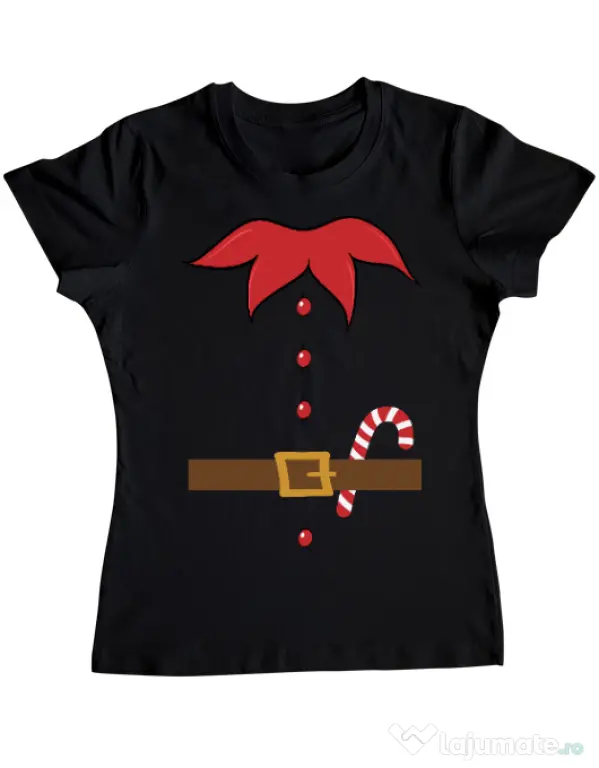 Tricou ADLER dama Elf Negru