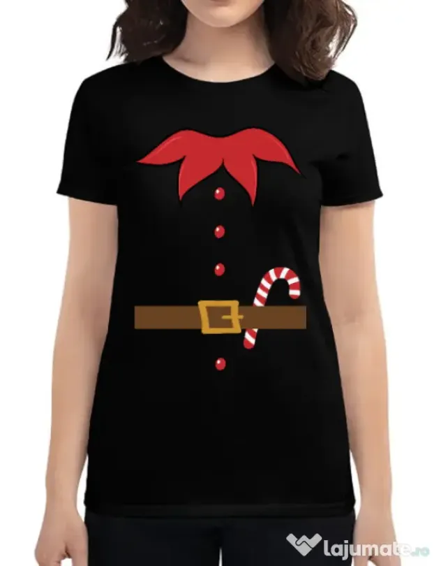 Tricou ADLER dama Elf Negru