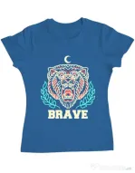 Tricou ADLER dama Brave Albastru azuriu