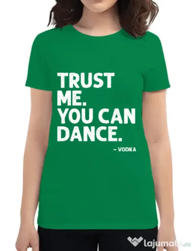 Tricou ADLER dama You can dance Verde mediu