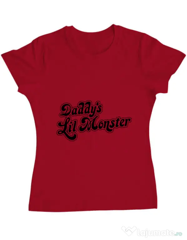 Tricou ADLER dama Lil monster Rosu