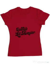Tricou ADLER dama Lil monster Rosu