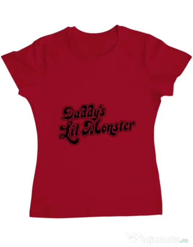Tricou ADLER dama Lil monster Rosu