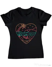 Tricou ADLER dama True love in nature Negru
