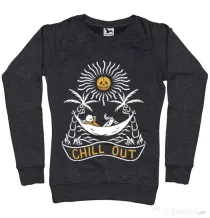 Bluza ADLER dama Chill out Negru melanj