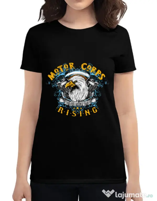 Tricou ADLER dama Eagle Negru