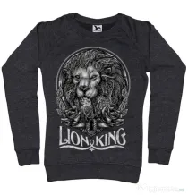 Bluza ADLER dama Lion king Negru melanj