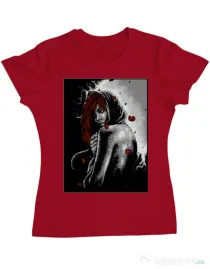 Tricou ADLER dama Solitude Rosu