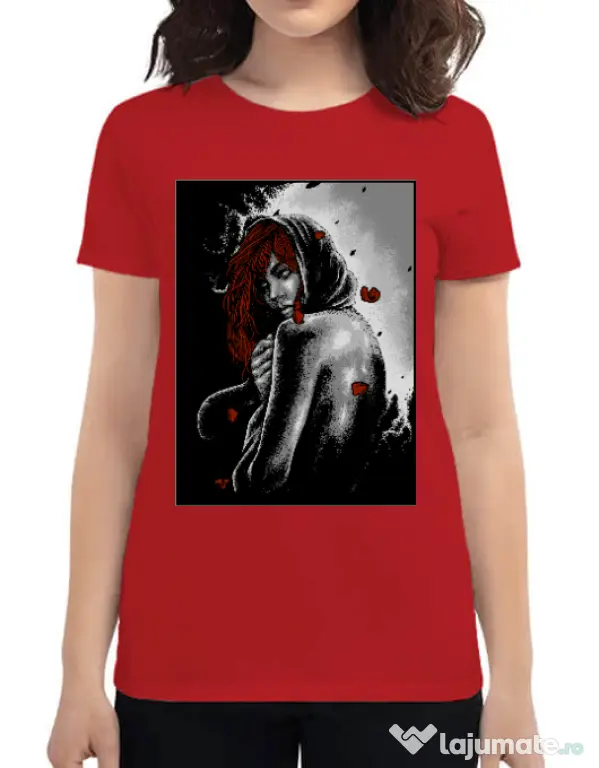 Tricou ADLER dama Solitude Rosu