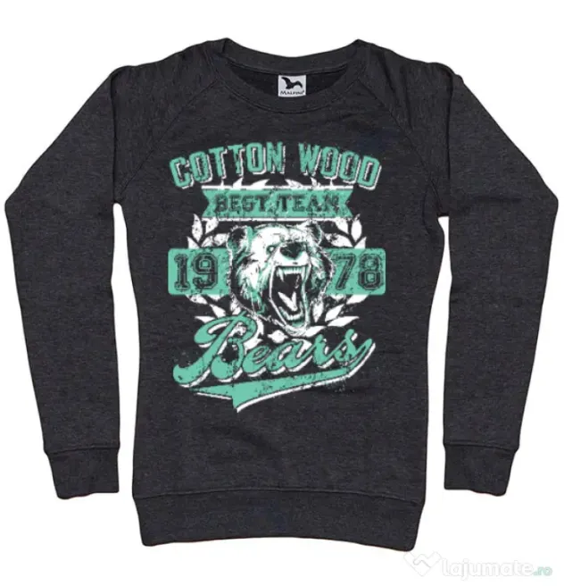 Bluza ADLER dama Cotton wood Negru melanj