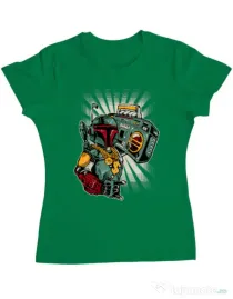 Tricou ADLER dama Ghetobobaster Verde mediu
