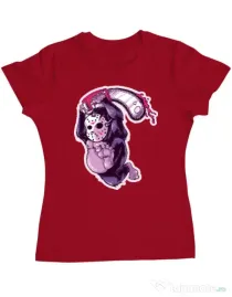 Tricou ADLER dama Kong revenge Rosu