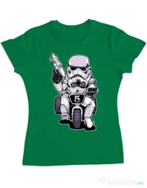 Tricou ADLER dama Little tooper Verde mediu