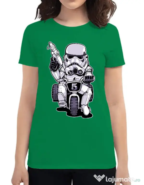 Tricou ADLER dama Little tooper Verde mediu