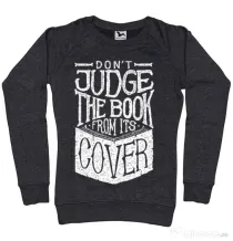 Bluza ADLER dama Book cover Negru melanj