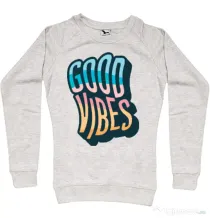 Bluza ADLER dama Good vibes Migdala melanj