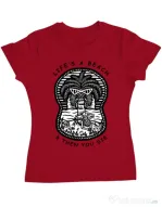 Tricou ADLER dama Sunset chill Rosu