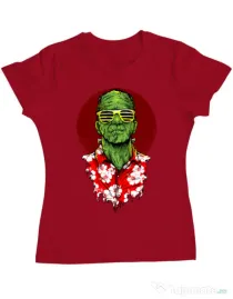 Tricou ADLER dama Frank holiday Rosu