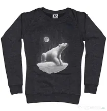 Bluza ADLER dama Faded Negru melanj