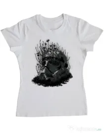 Tricou ADLER dama Shroom trooper Alb