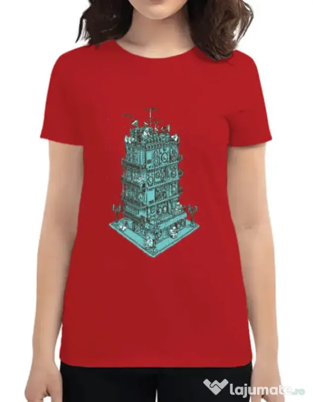 Tricou ADLER dama Sound zone Rosu