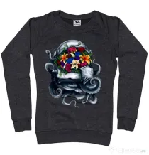 Bluza ADLER dama Space bloom Negru melanj