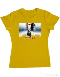 Tricou ADLER dama Trapped Galben