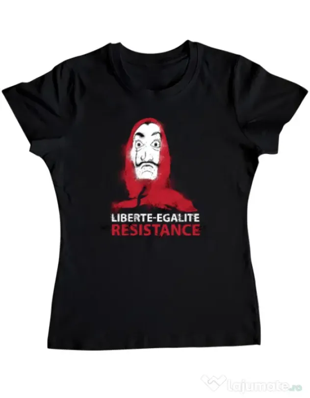 Tricou ADLER dama Symbol of resistance Negru