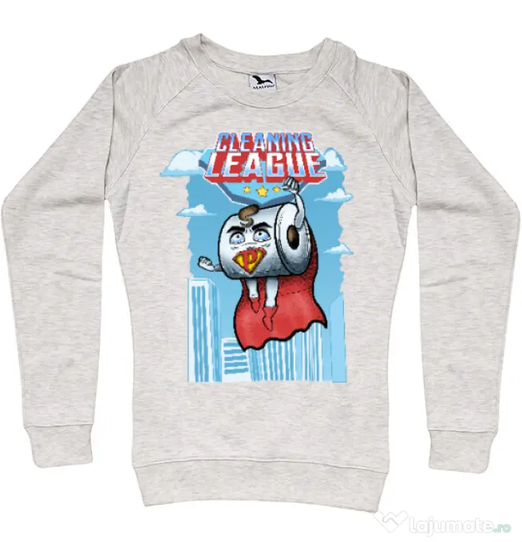 Bluza ADLER dama Cleaning league toilet paper Migdala melanj