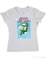 Tricou ADLER dama Cleaning league Soap Alb