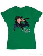 Tricou ADLER dama Adi Morosanu FAMILIA Verde mediu