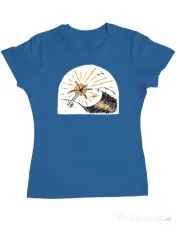 Tricou ADLER dama Beauty wave Albastru azuriu