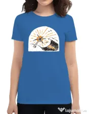 Tricou ADLER dama Beauty wave Albastru azuriu
