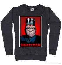 Bluza ADLER dama Rocketman Negru melanj