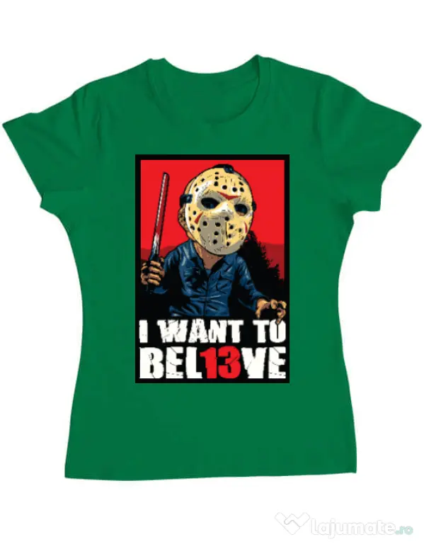 Tricou ADLER dama Believe Jason Verde mediu